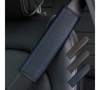 ZPXFC 2 Pièces Cuir Housses de Ceinture de SéCurité de Voiture pour Land Rover Range Rover V SWB Velar SV Coupe, Durable Souple Confort Ceinture Sécurité Amovible Accessoires