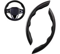 ZPXFC Couvre Volant Voiture pour Hyundai Encino Elantra Exter Genesis G80, Volant Voiture Protecteur Antidérapant Résistant Voiture Tuning Interieur Accessoire,Black