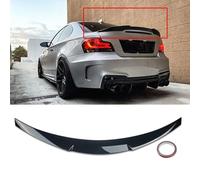 ZPYSWZ Aileron de Voiture pour 2007-2013 BMW 1 Series E82 118D 120D 120i 125i 135i 2DR Coupe M4-Style, Aileron arrière ABS Aileron de Coffre Accessoires