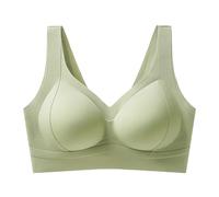 ZQBXHDZW Soutien-Gorge pour Femme,Push-Up sans Armatures Femme,sans Coutures,Confortable,pour Le Sport,Couvrant,IdéAl Yoga,La Gym Ou Fitness(L,Matcha Green)