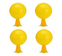 ZQDM Fruit Fly Trap, Cuisine Boule Anti Mouche, Boule Collante Mouche, Intérieur Anti Moucheron pour Mouche des Fruits, Syrphe, Moucheron,Élimination des Petits Insectes Volants en intérieu,4Pièges