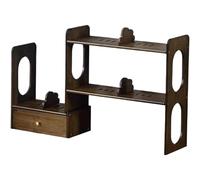 ZQDUFEA Berning de Bureau Extensible avec des tiroirs bibliothèque pour Les Livres de Bureau fournit des Accessoires de Stockage.