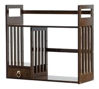 ZQDUFEA Bibelle de Bureau à 2 Niveaux Ouvrir Un Rack de Stockage empilable pour Les Fournitures de Bureau à Domicile de l'école Organisateur de fichiers de Bureau
