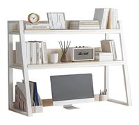 ZQDUFEA Bidanges de Bureau Industrielle à 2 Niveaux Bidanges de Bureau Stable étagères de Rack Organisateur de Stockage de Rack de Petite bibliothèque Autonome