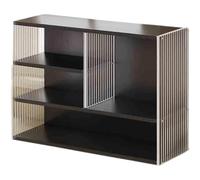 ZQDUFEA Density Board Desktop Bidres Bidret étagère d'organisateur Multi-Compartiments avec des organisateurs de Fournitures de Bureau de baffles en Plastique
