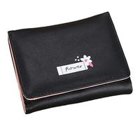ZQDUFEA Fleurs Imprimés Portefeuille Style Carte de Style Sac à Crayons de Cartes à Cartes Sac d'embrayage Small Coin Bourses de Grande capacité Pocket