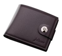 ZQDUFEA Folding Design Wallet Multi Card Slot Tote Bag Porte - Cartes Homme Grande capacité avec Bouton Porte - Monnaie