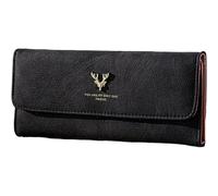 ZQDUFEA Long Portefeuille Couleur Unie Sac à Main Sac d'argent Porte - Cartes Grande capacité Minimaliste Porte - Monnaie Fashion Coin Pocket