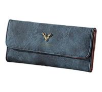 ZQDUFEA Long Portefeuille Couleur Unie Sac à Main Sac d'argent Porte - Cartes Grande capacité Minimaliste Porte - Monnaie Fashion Coin Pocket