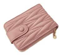 ZQDUFEA Portefeuille à Style Court Polyvalent de Cartes de Cartes à Cartes Carte Porte-Sacs à Main Portable pour Femmes pour Femmes pièces en Cuir Poche