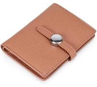 ZQDUFEA Portefeuille de Cartes de Bouche de Vache à Style Courte Double pièce Double Poche à Poche de Monnaie Classique décontractée pour Femmes