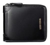 ZQDUFEA Portefeuille de Cartes de Style Courte de vachers pour Les Hommes Sac à Fermeture à glissière multifonctionnelle Pocket de pièces rétro Portables