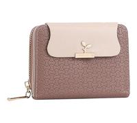 ZQDUFEA Portefeuille de Style Court Mode Sac à Main féminin Sac d'argent de Cartes Multiples Fentes Sac d'embrayage Cas Porte-Cartes de Couleur Solide
