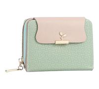 ZQDUFEA Portefeuille de Style Court Mode Sac à Main féminin Sac d'argent de Cartes Multiples Fentes Sac d'embrayage Cas Porte-Cartes de Couleur Solide