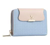 ZQDUFEA Portefeuille de Style Court Mode Sac à Main féminin Sac d'argent de Cartes Multiples Fentes Sac d'embrayage Cas Porte-Cartes de Couleur Solide