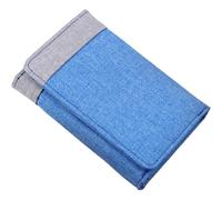 ZQDUFEA Portefeuille de Style Courte Toile Hasp Purse à cachettes Multiples Slots d'embrayage Bill Folt Portefeuille pour Hommes Boy Fashion Hit Color Card Holder