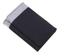 ZQDUFEA Portefeuille de Style Courte Toile Hasp Purse à cachettes Multiples Slots d'embrayage Bill Folt Portefeuille pour Hommes Boy Fashion Hit Color Card Holder