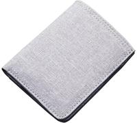 ZQDUFEA Portefeuille de Toile de Couleur Unie à sous Plusieurs cachets de Cartes Sac d'embrayage Support de Carte Masculine avec bourses à Style Zipper à la Mode