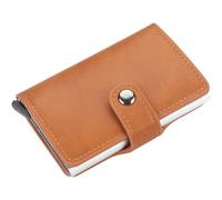 ZQDUFEA Portefeuille en Aluminium en Aluminium en métal RFID Porte-Cartes protégées Sacs de pièce Portables pour Hommes Pocket 10 * 7 * 2,5 cm