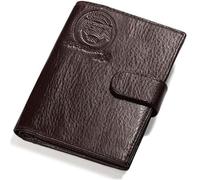 ZQDUFEA Portefeuille en Cuir Ample de Grande capacité Porte-Cartes de Cartes Mini-Sacs à Sacs à Monnaie Plus durables Poche de pièces Classiques pour Hommes