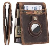 ZQDUFEA Portefeuille en Cuir Authentique RFID Blocking Cartersrs Minimaliste Design Pocket Pocket Pocket Bifold Pornets pour Hommes