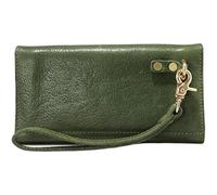 ZQDUFEA Portefeuille en Cuir Authentique RFID bloquant Le Support de la Carte de sécurité Sac à Main de Style Long pour Les Hommes pièces de Monnaie en Vert