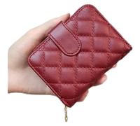 ZQDUFEA Portefeuille en Cuir en Cuir Courte de Style cachette rétro à Sacs à Main pour Femmes de Grande capacité à glissière de Conception de Zipper Poche