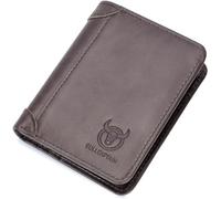 ZQDUFEA Portefeuille en Cuir pour Hommes RFID Blocking Carte Holder Cowhide Vinol Portefeuille Vintage de Grande capacité Portefeuille Pouche monétaire