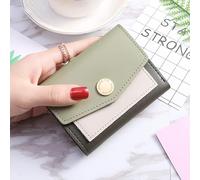 ZQDUFEA Portefeuille en Cuir PU Small Slim Card Holder Simple Short Coins Planches Classic Coins Pocket for Women Grand Capacité Portefeuille