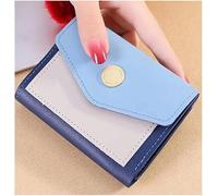 ZQDUFEA Portefeuille en Cuir PU Small Slim Card Holder Simple Short Coins Planches Classic Coins Pocket for Women Grand Capacité Portefeuille