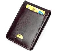 ZQDUFEA Portefeuille en Cuir RFID Protected Unisexe Coin Wallet Vintage Fashion Coin Pocket