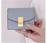 ZQDUFEA Portefeuille en Cuir Vintage Boucle Courte du Support de Carte Simple Portable 9 cachettes de Cartes Sacs à Sacs compacts Monnaie de Taille pour Femmes