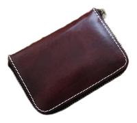 ZQDUFEA Portefeuille en Cuir Vintage Mini Porte-Carte Portable Sac à Monnaie Courte Sac à Monnaie Courte Monnaie de Monnaie Unisexe Poche pour Hommes Femmes