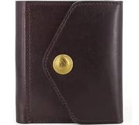 ZQDUFEA Portefeuille en Cuir Vintage Porte - Cartes Court Simple Poche de Monnaie Portable Grande capacité Porte - Monnaie pour Hommes et Femmes