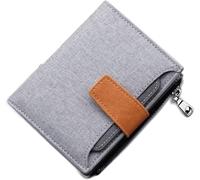 ZQDUFEA Portefeuille en Tissu Court Design Porte - Cartes Multifonctionnel Unisexe Coin Pocket Mini Porte - Monnaie Portable