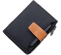 ZQDUFEA Portefeuille en Tissu Court Design Porte - Cartes Multifonctionnel Unisexe Coin Pocket Mini Porte - Monnaie Portable
