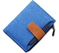 ZQDUFEA Portefeuille en Tissu Court Design Porte - Cartes Multifonctionnel Unisexe Coin Pocket Mini Porte - Monnaie Portable