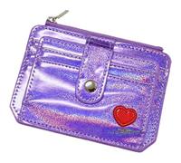 ZQDUFEA Portefeuille Laser Porte-Carte compacte Support de Conception Pliante Design Sac à Main de Mode Poche pour Fille étudiante 12 * 9,2 cm
