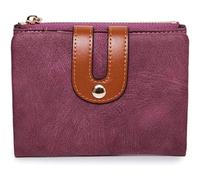 ZQDUFEA Portefeuille Portable léger Support de Carte à Boucle Simple Sac à Monnaie Mince Sacs à Monnaie Courte Mini-Pliage de Conception pièces POCKES