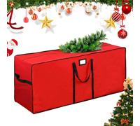 ZQEJEFD Sac de Rangement pour Coussins de Meubles de Jardin, Sac Rangement Coussin Exterieur avec Poignées Renforcées, Tissu Oxford 600D Housse de Rangement pour Le Sapin Noel, Coussins, 165 x38 x76cm