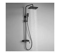 ZQFHSX Ensemble de Douche avec pommeau, Flexible, Robinet Mural combiné, douchette à Main à 3 Jets Effet Pluie, Bec de Baignoire Cascade, etc.