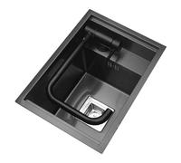 ZQFHSX Siphon en acier inoxydable pour cuisine, appartement, restaurant, bar, petite taille, gain de place, siphon avec robinet