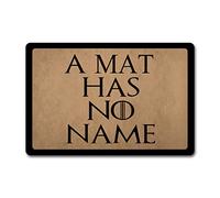 ZQH Mats Paillasson humoristique « A Mat Has No Name » avec monogramme Game of Throne, tapis de porte antidérapant pour la décoration de la maison, tapis de bienvenue pour l'entrée en intérieur, 60