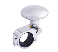 ZQINGQING Boule De Volant Volant de Style de Voiture poignée d'alimentation Balle Commande à la Main poignée d'alimentation poignée Spinner Bouton poignée Bouton tournant Aide(Silver)