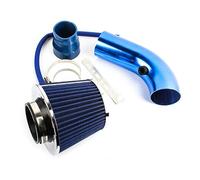 ZQINGQING Durite Admission Air 3" 76mm Universal Car Automobile Racing Système de Filtre d'admission d'air Froid Accessoires Tube de Tuyau d'admission avec entrée de Filtre à air Conique(Blue)