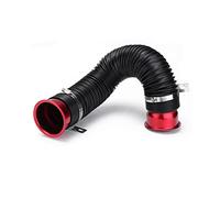 ZQINGQING Durite Admission Air Fournitures de Modification de Voiture Tube télescopique Tube de Ventilation Tuyau d'air d'admission 76MM Kit d'admission d'air Froid Extensible(Red)