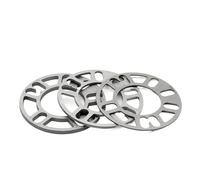 ZQINGQING Elargisseur De Voie 2 pièces Alliage Universel Aluminium 3mm 5mm 8mm 10mm entretoise de Roue Cales Plaque 4x100 4x114.3 5x100 5x108 5x114.3 5x120(2PCS 10MM SPACERS)