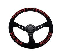 ZQINGQING Volants Sport 14Inch 350mm Racing Directeurs De Deep Dish Sports Drift Drede Daim Volant