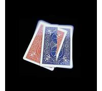 ZQION Carte de séparation rouge-bleu en gros plan - Tours - Illusions - Carte Gimmick Poker Deck Magic Show Magician Props