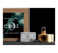 ZQION CSI - Coffee Shop Illusion Magic Tricks Bague incroyable sur la chaîne disparaissant dans un café gros plan de rue Gimmicks Mentalisme Props